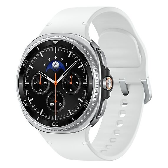 Galaxy Watch8 Classic | 46 мм | 4G LTE | Black | Sport/White | S/M, Размер: 46 мм, Цвет: Black, Тип ремешка: Sport, Цвет ремешка: White, Размер ремешка: S/M, Подключение часов: Bluetooth / Wi-Fi + 4G LTE